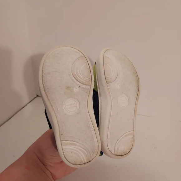 Wonder Nation Dino Mint Blue and Green Dinosaur Slip On Casual Shoes in Size 5 - Picture 8 of 9